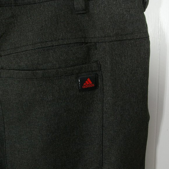 Adidas Golf Pants Mens 38x29 Dark Gray Athletic Lightweight Outdoor Chino Casual - Picture 5 of 10